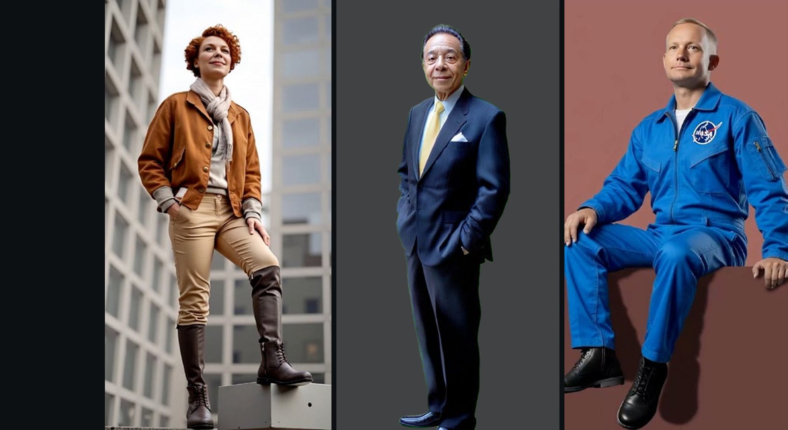 AI-animated portrayals of Amelia Earhart, Mohamed Atalla and Neil Armstrong